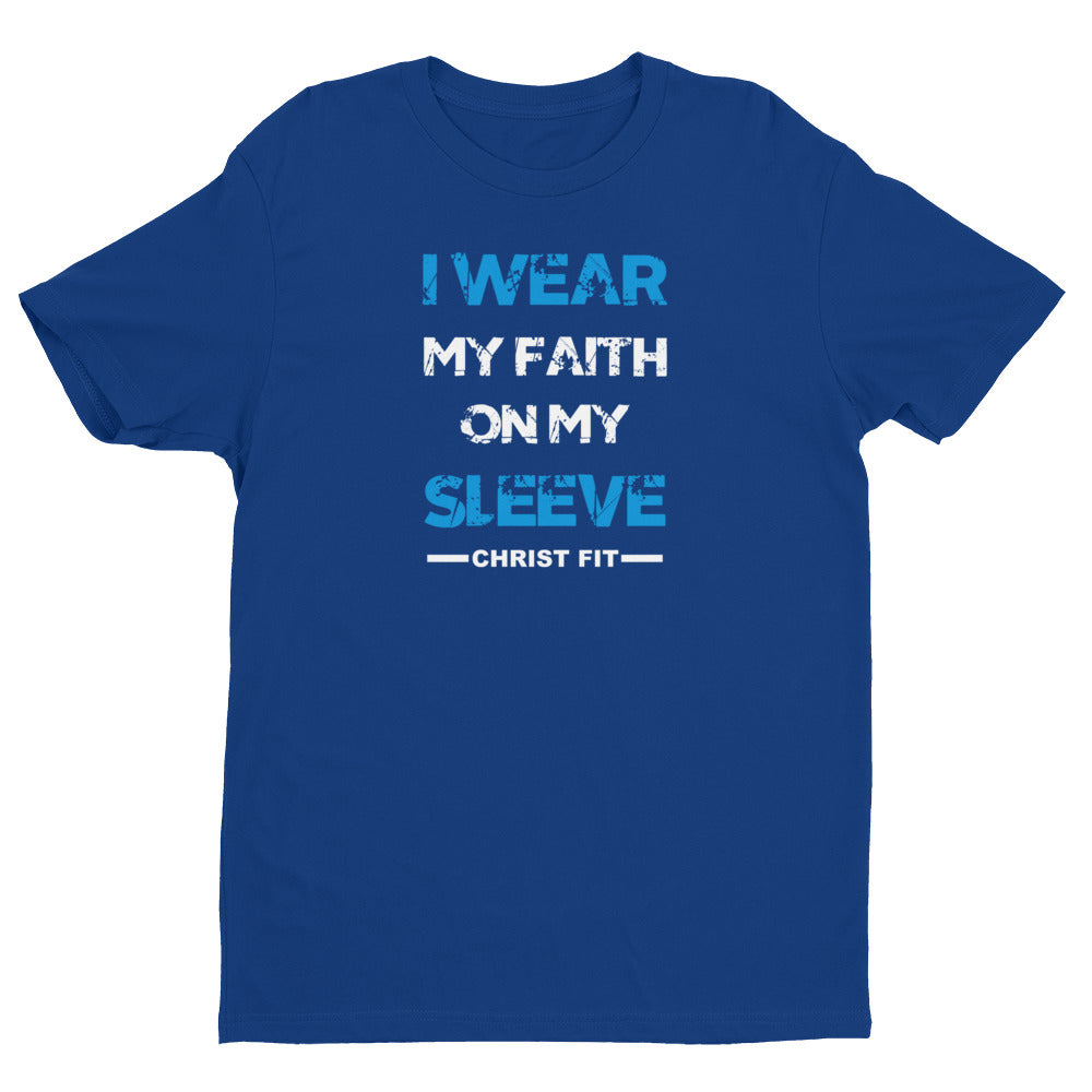 I Wear My Faith Blue T-shirt